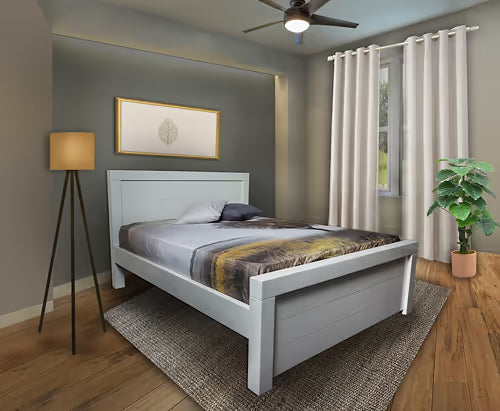 מיטה וחצי מעץ