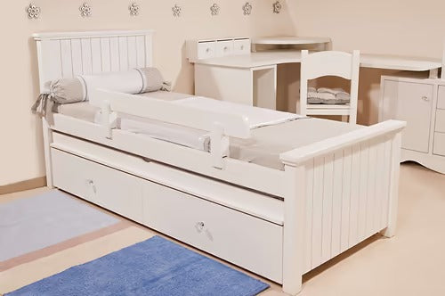 מיטת ילדים מעוצבת מעץ מלא דגם עדן