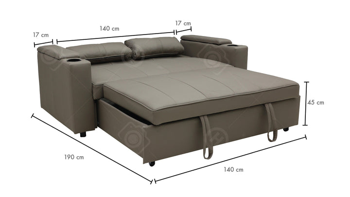 ספפה דגם זוי נפתחת למיטה זוגית - מבית מזרני קיסריה