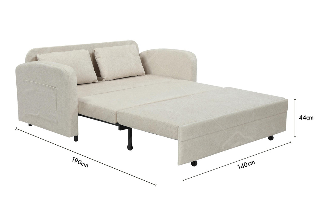 ספפה דגם סובה נפתחת למיטה זוגית - מבית מזרני קיסריה